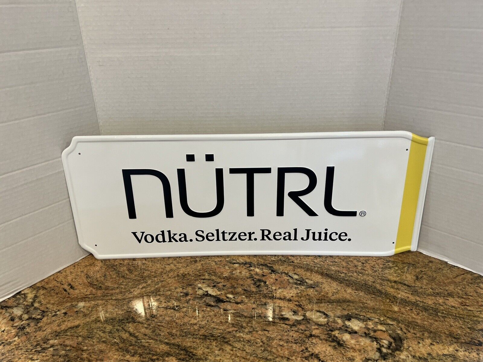 Nutrl Vodka Seltzer Aluminum Sign