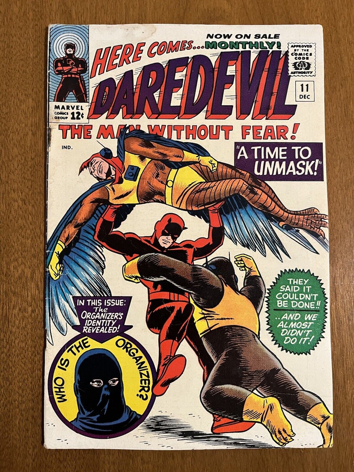 Daredevil #11/Silver Age Marvel Comic Book/VG+