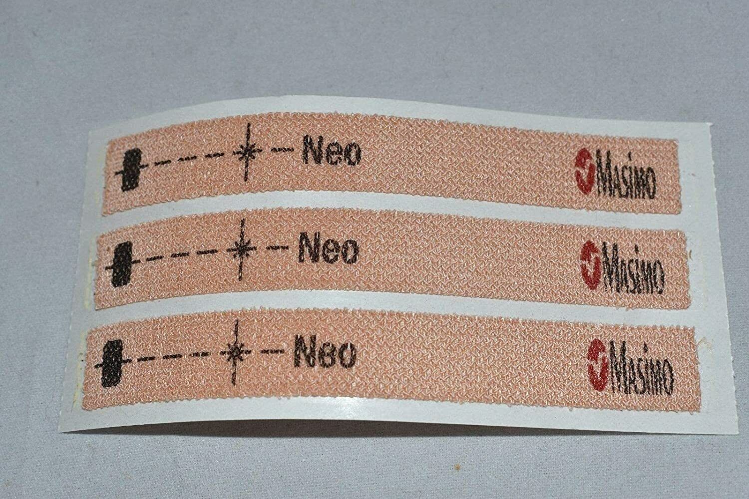 3 Masimo LNCS NEO/NEO-3 2308 Pulse Ox Replacement Adhesive Tape (1 sheet) 