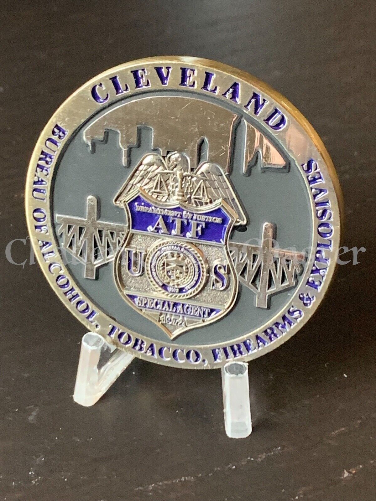 E3 ATF Cleveland Field Office Alcohol Tobacco Firearms Police Challenge Coin