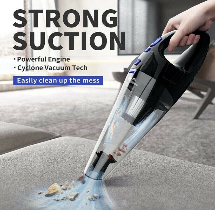 Vaclife Handheld Vacuum Cyclone Hand Vacuum Cordless For Car & Home