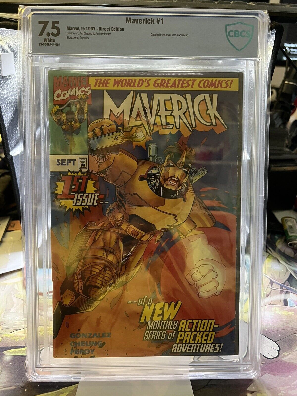 1997 Maverick #1 Marvel CBCS Grade 7.5