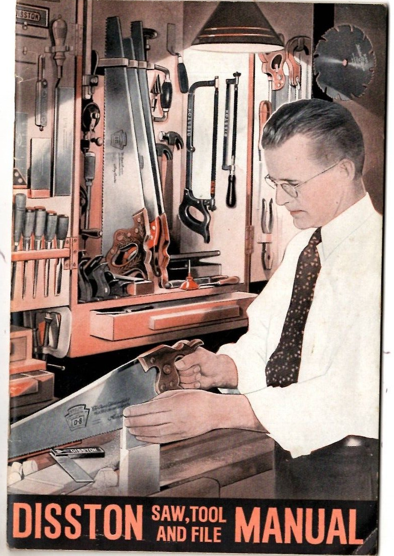 1939 Disston Saw Tool File Manual Catalog Envelope 5 Saw Selection & Care Insert