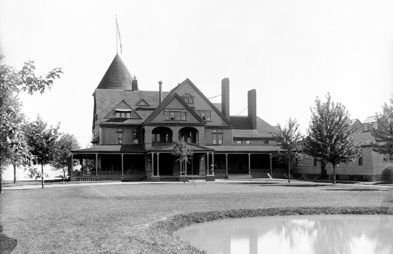 1890-1901 Country Club, Grosse Pointe, MI Vintage Photograph 11\