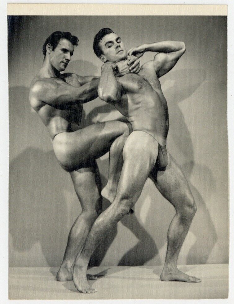 Bruce Of LA 1950 Don Fuller & John Krivos 5x4 Buff Beefcake Gay Physique  Q8185