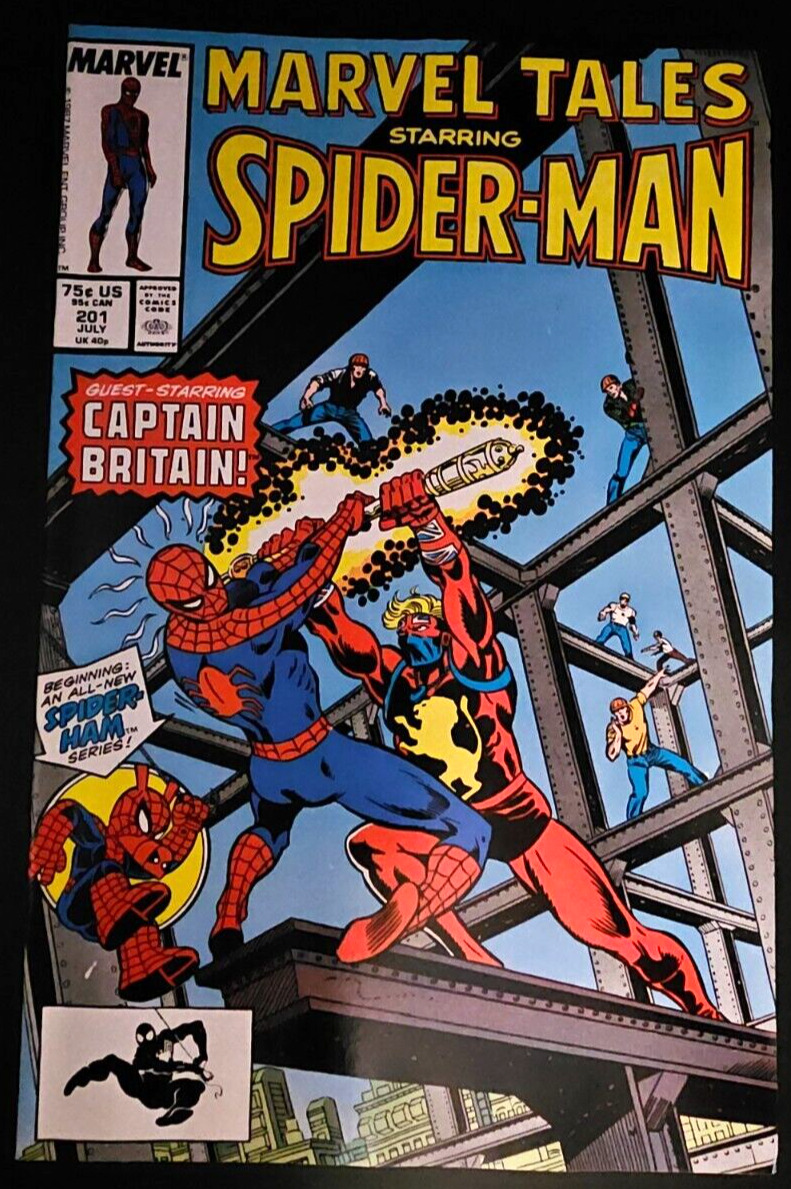 MARVEL TALES Starring SPIDER-MAN # 201 1987 RAW Reprint: Marvel Team Up #65