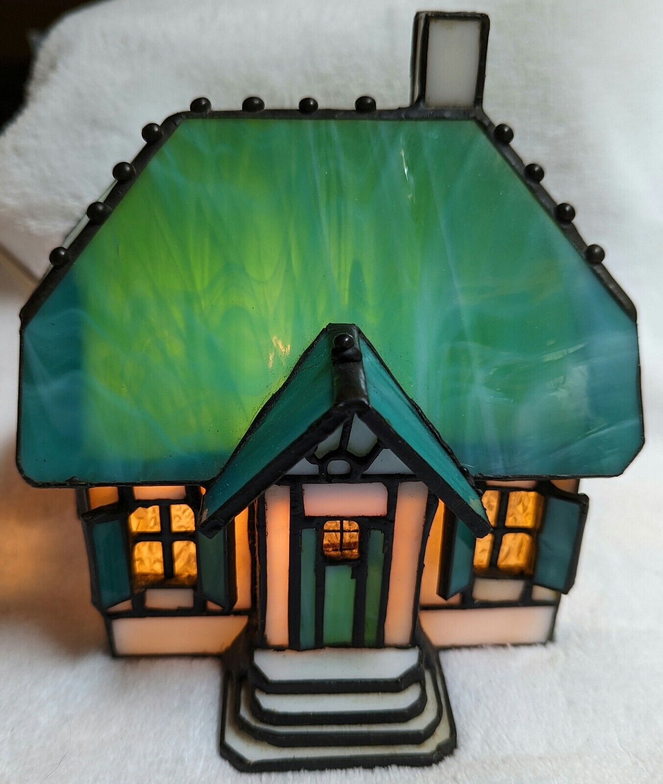 The Pastor’s Place 1993 Vitreville Forma Vitrum Stained Glass # 1568 Working 💡
