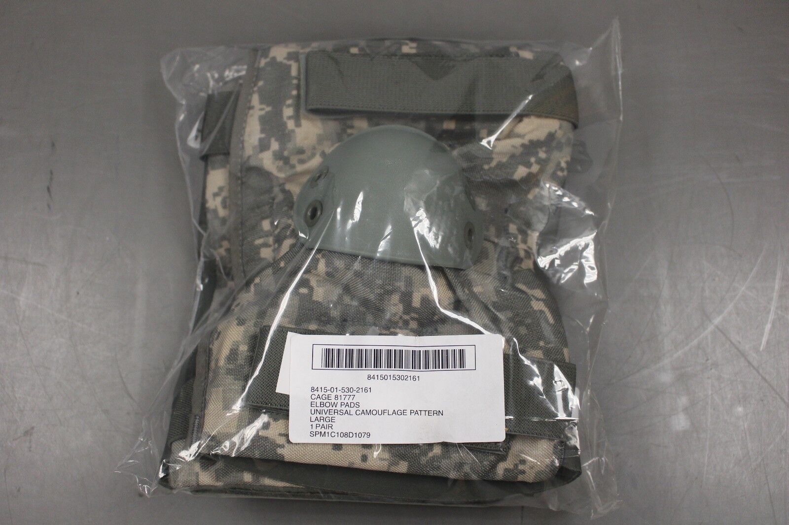 Set of Military ACU Elbow Pads, Size: Large, NSN: 8415-01-530-2161, Brand New