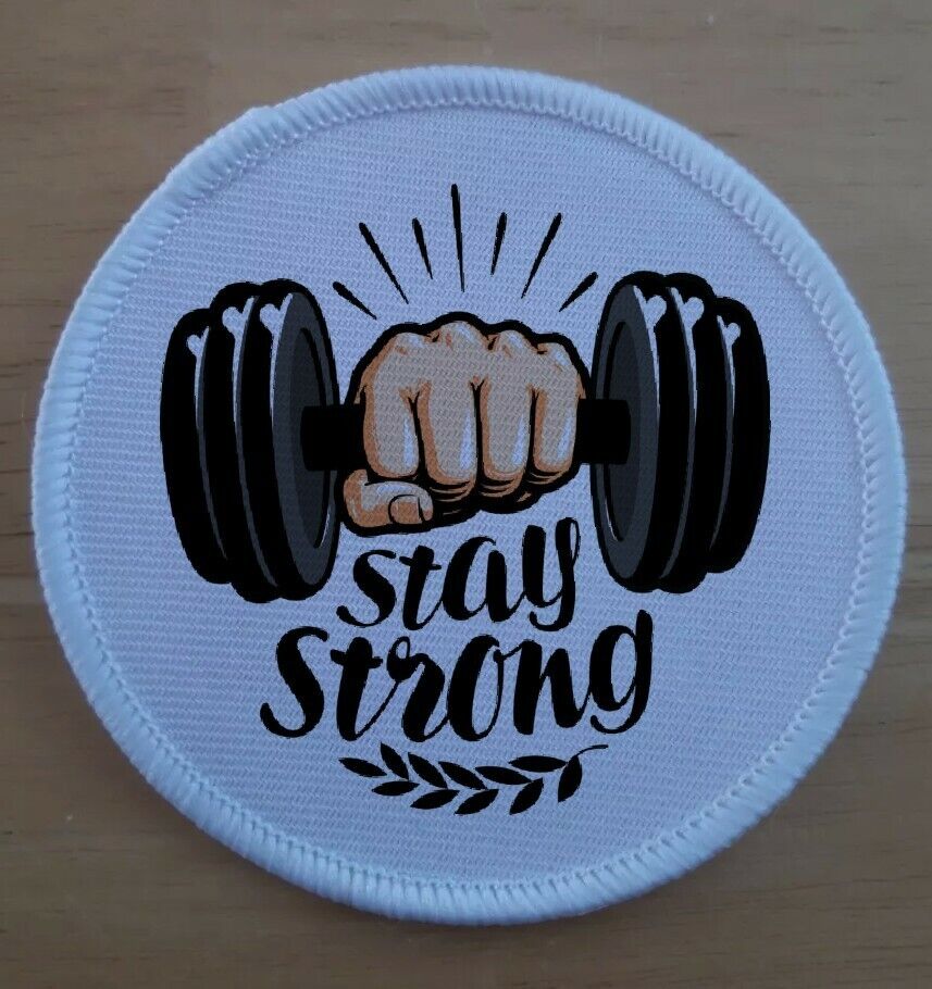 Stay Strong Motivational Mental Health Iron Or Sew On Patch Badge