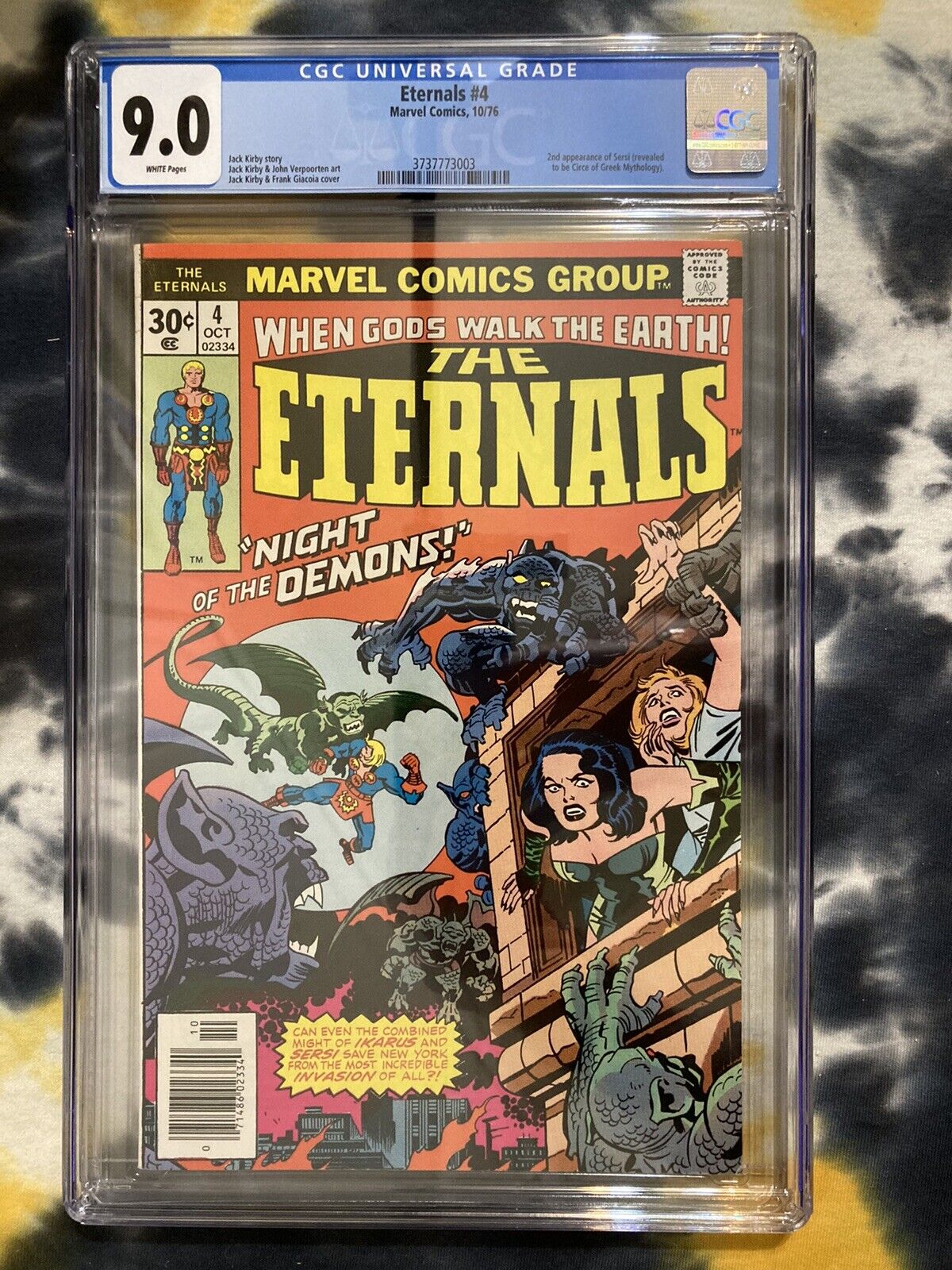THE ETERNALS #4 (1976) Marvel Comics / CGC 9.0 / 1st Gammenon the Gatherer
