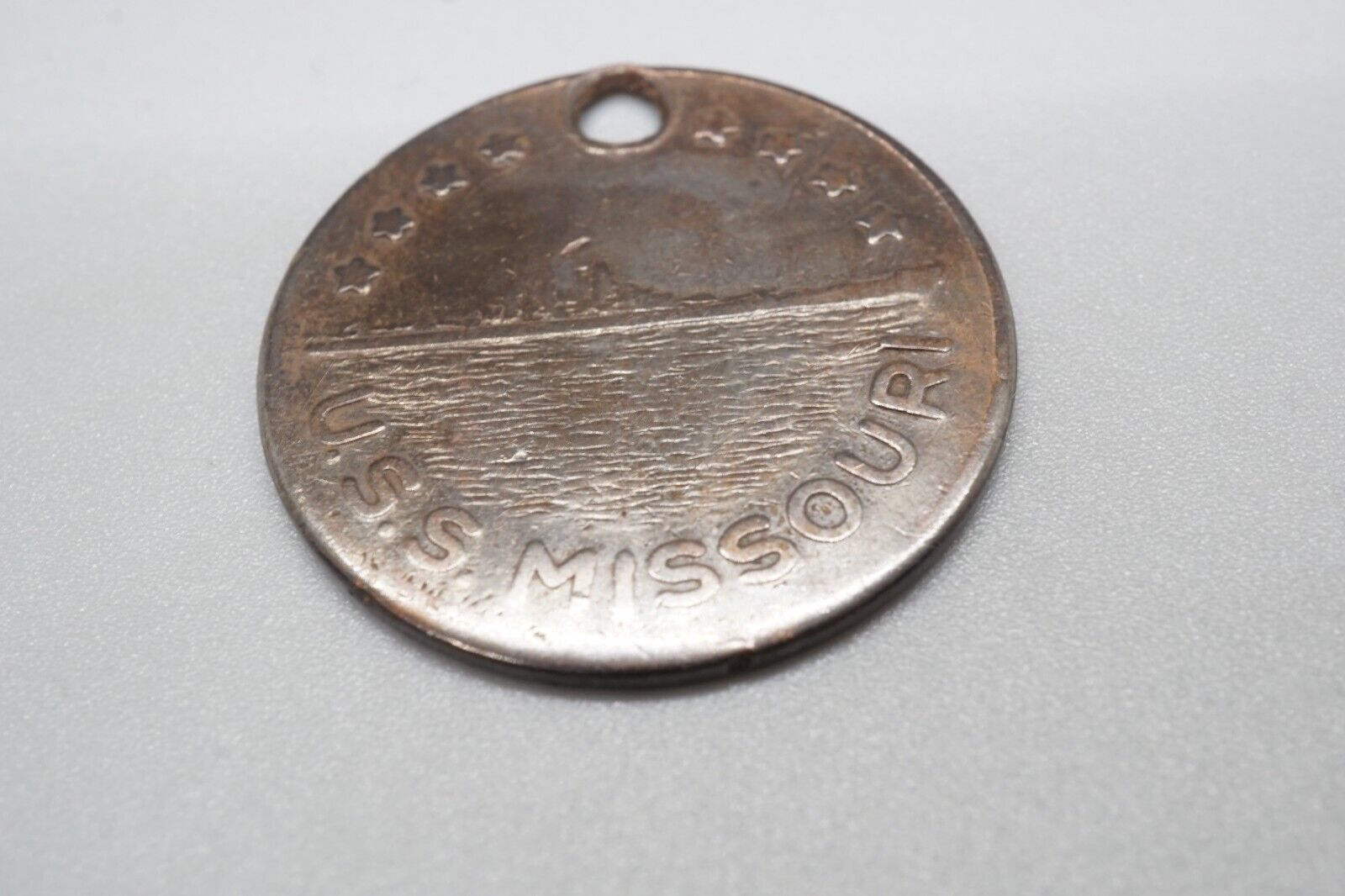 WWII 1945 U.S.S. Missouri War Ending On September 2, 1945 Medal