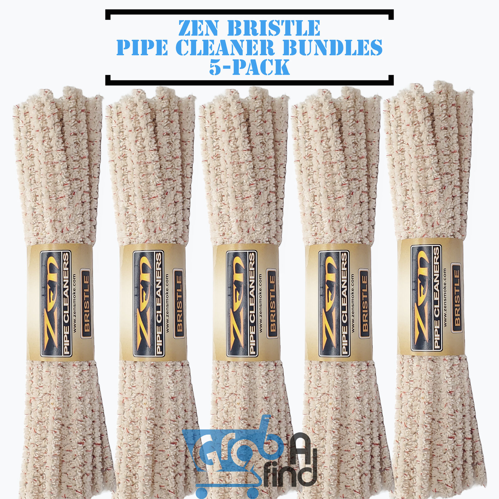 ZEN Bundles Zen Pipe Cleaners Hard Bristle 5 Pack - 44/bundle X4 / 220 count