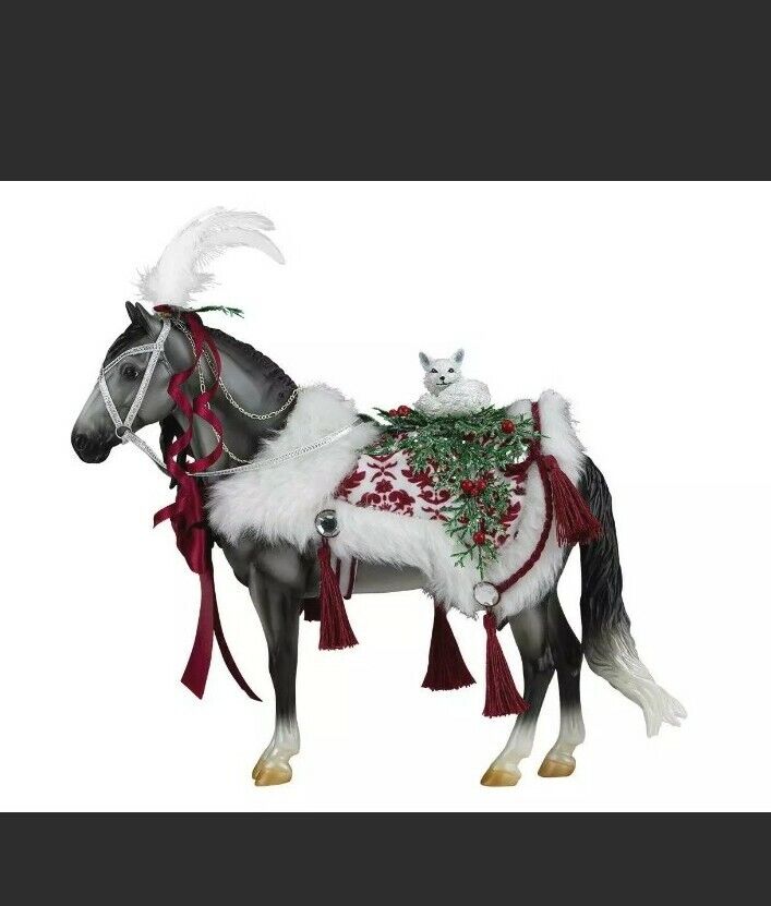 Breyer Arctic Grandeur  Christmas Model Horse  worn box edges