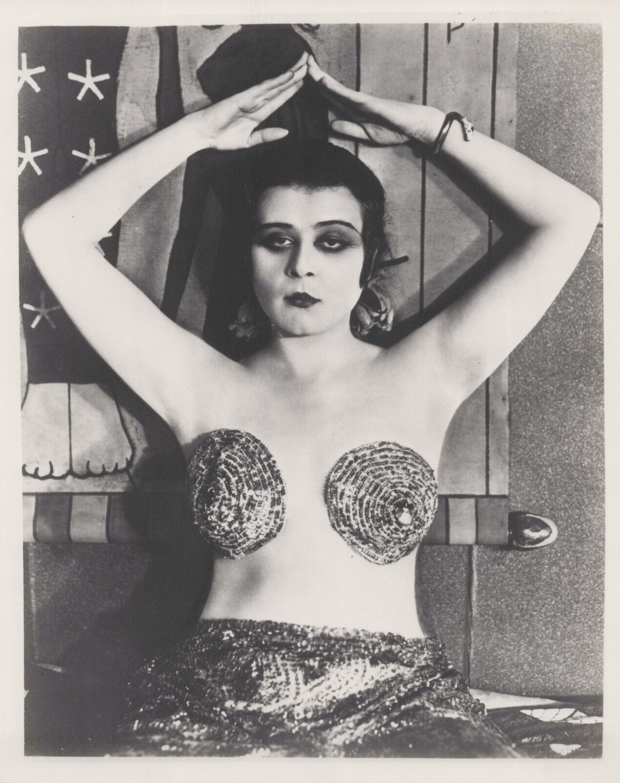 HOLLYWOOD BEAUTY THEDA BARA as CLEOPATRA STUNNING PORTRAIT 1970s Photo C23