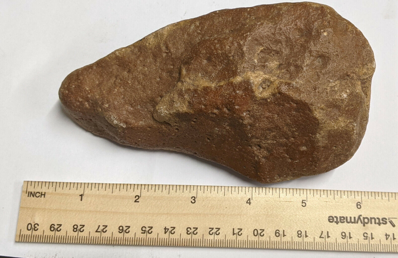 Paleolithic ACHEULEAN 300,000 Year Old HOMO ERECTUS Man Stone HAND AXE (#A1064)