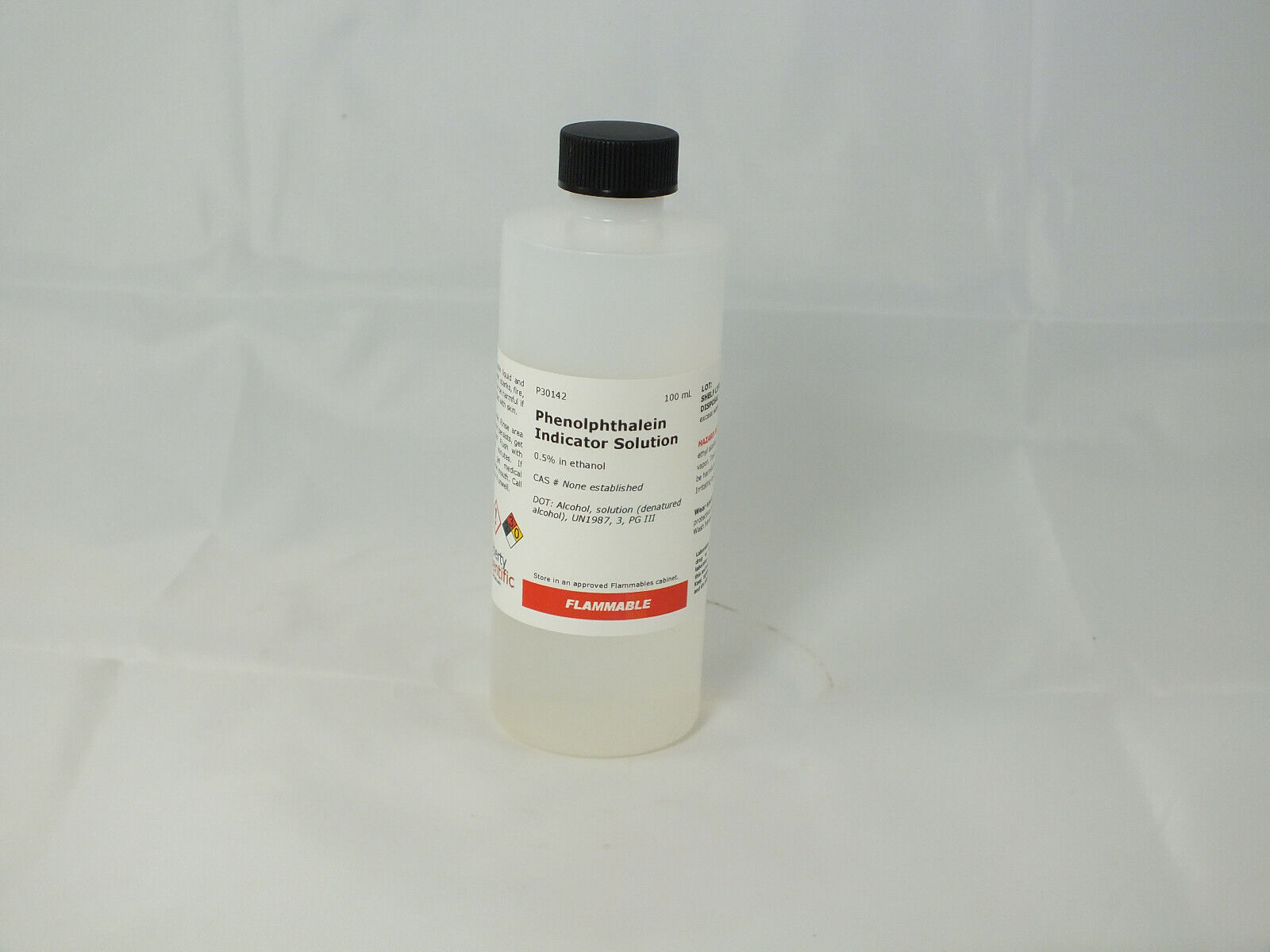 Phenolphthalein Solution, 0.5% in ethanol, pH Indicator, 100 ml