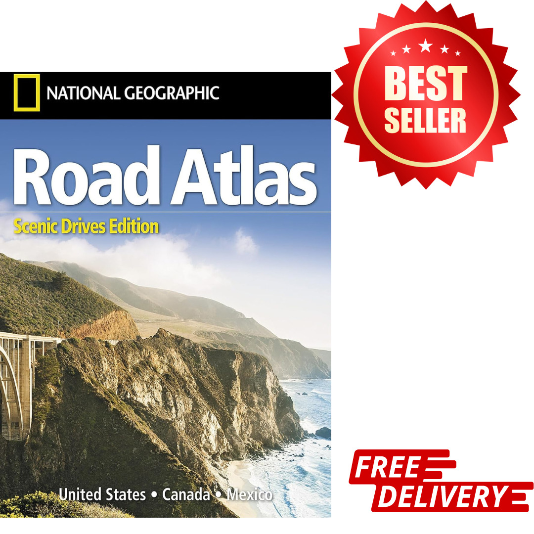 National Geographic Road Atlas 2024: Scenic Drives Edition [United States, Canad