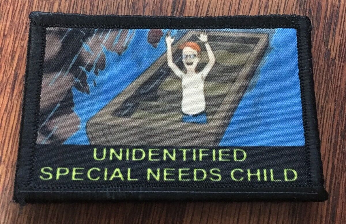 King of the Hill Special Needs Morale Patch Tactical Military Army USA Funny 