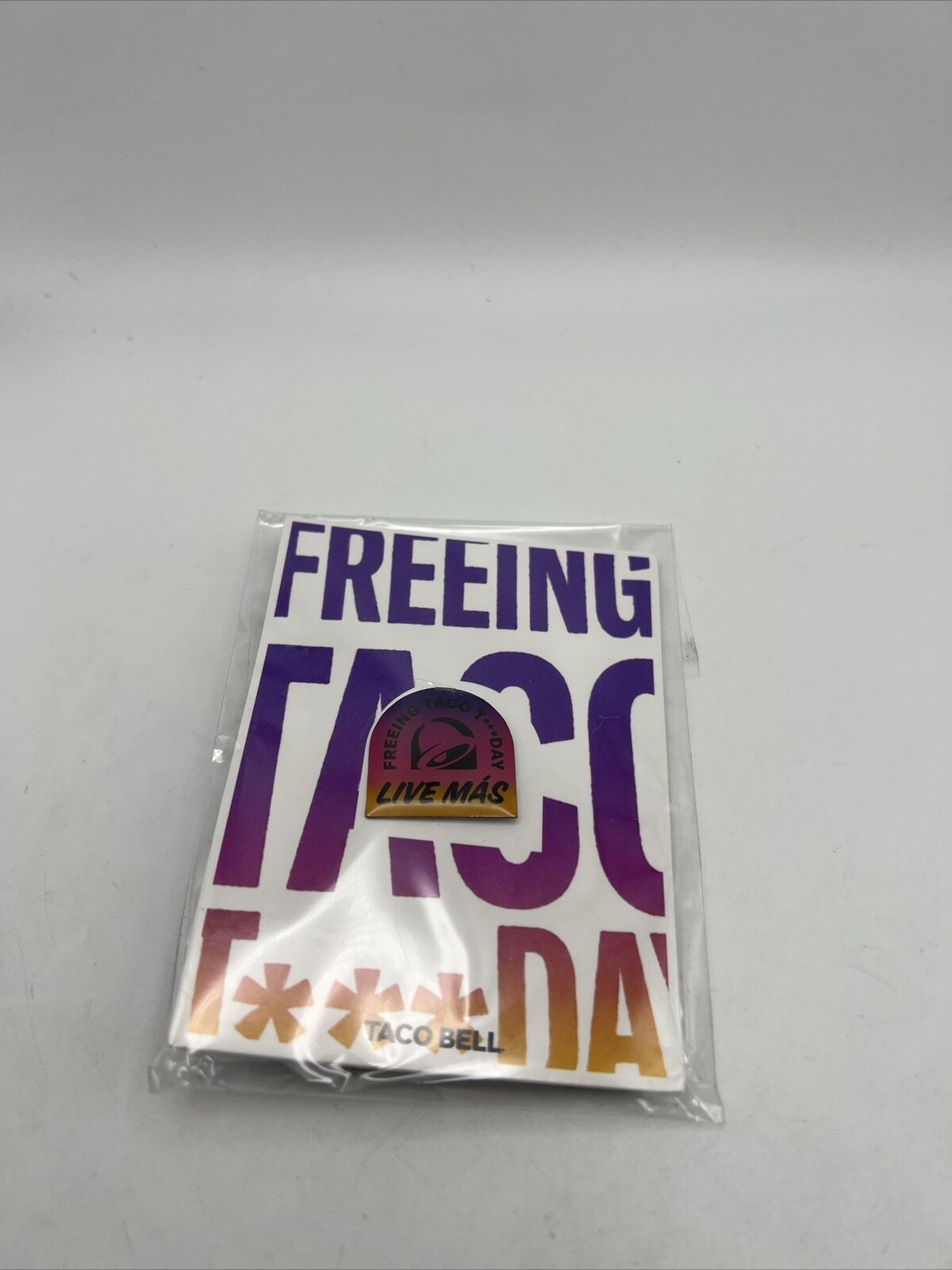 Freeing Taco Tuesday Taco Bell Enamel Hat Pin