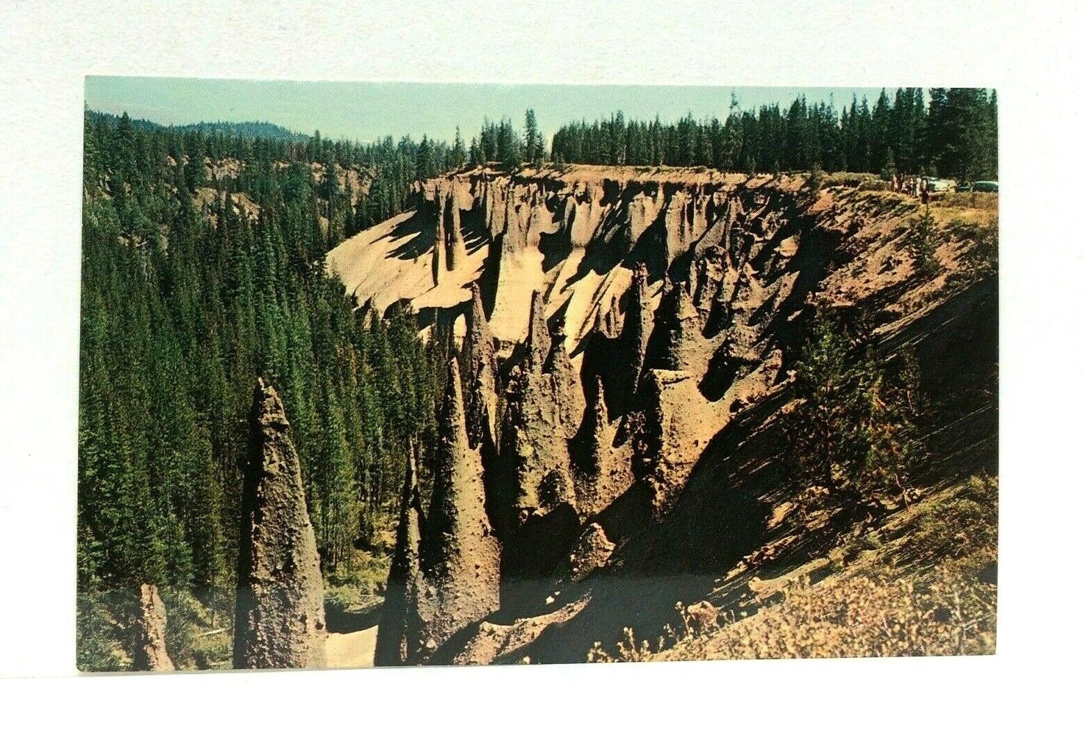 Crater Lake National Park Oregon OR The Pinnacles Rock Formation Postcard