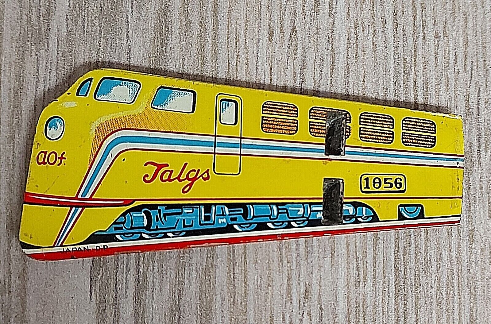 Vintage 50\'s Tin Litho ?Cracker Jack Premium Prize Train Talgs Whistle Toy Clean