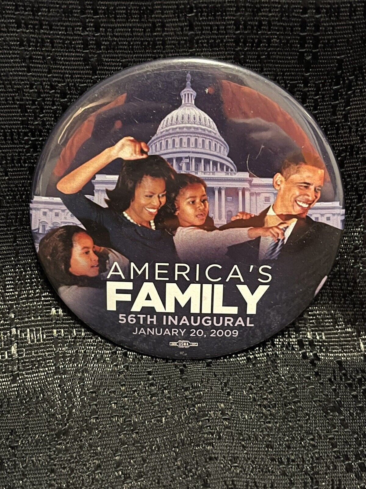 America’s Family 56th Inaugural Souvenir Pinback 