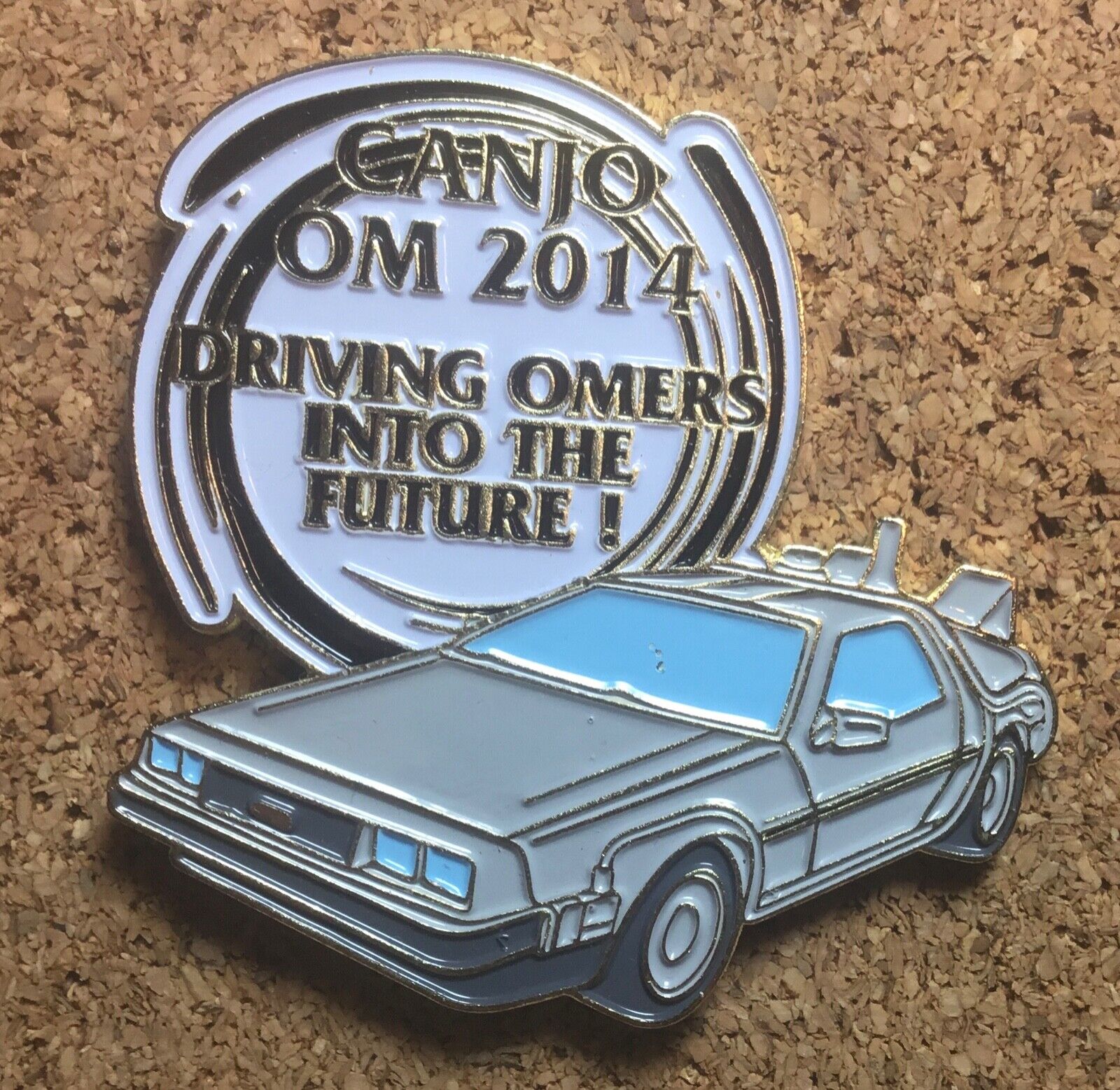 NEW YORK 2014 Odyssey of the Mind WF Pin DELOREAN TIME TRAVEL/BACK TO THE FUTURE