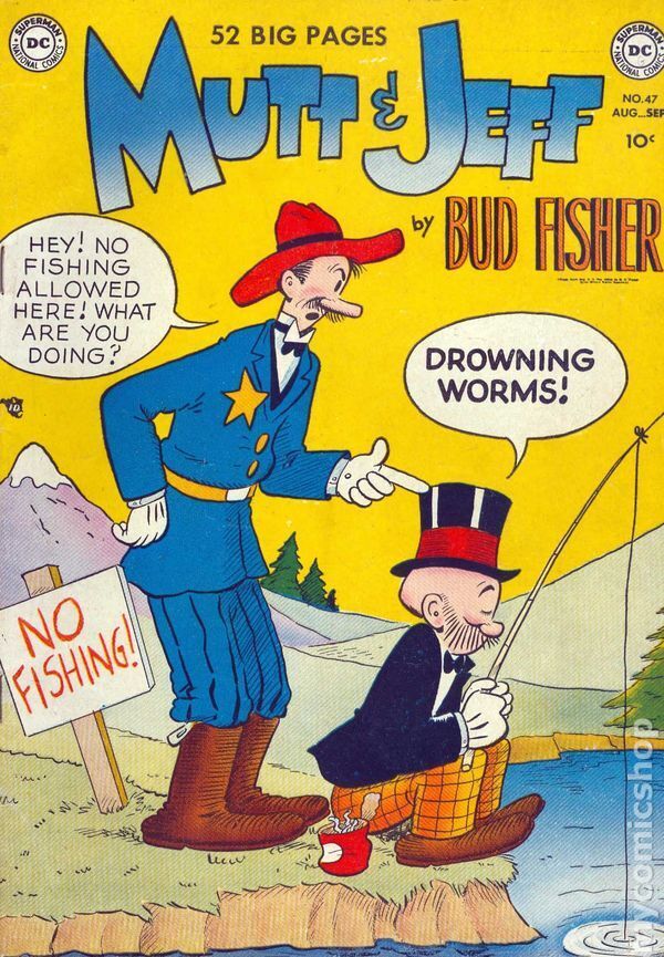 Mutt and Jeff #47 GD/VG 3.0 1950 Stock Image Low Grade