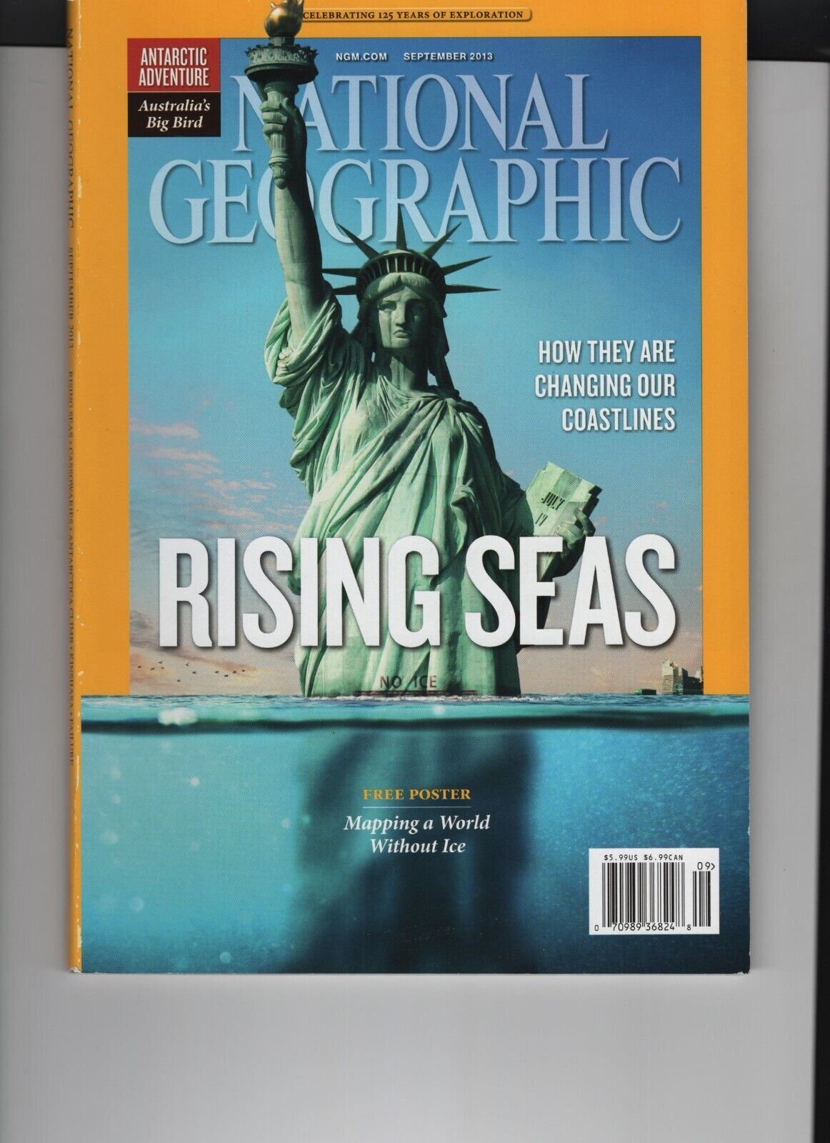 RISING SEAS NATIONAL GEOGRAPHIC MAGAZINE SEPTEMBER 2013 CHANGING COASTLINES