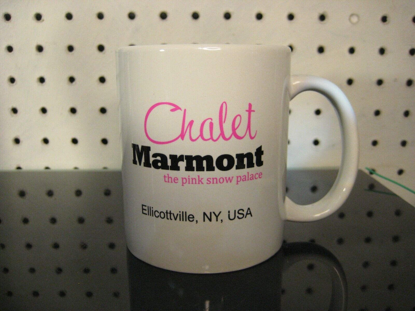 Chalet Marmont the Pink Snow Palace Jester Mug Ellicottville New York