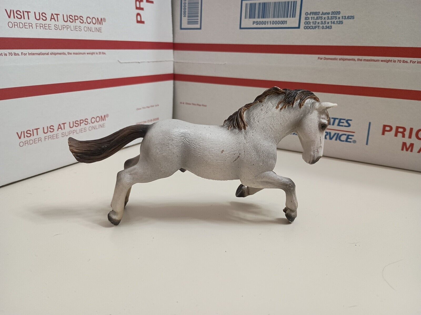 Schleich Horse Retired 2006 Figure Grey Made In Germany 