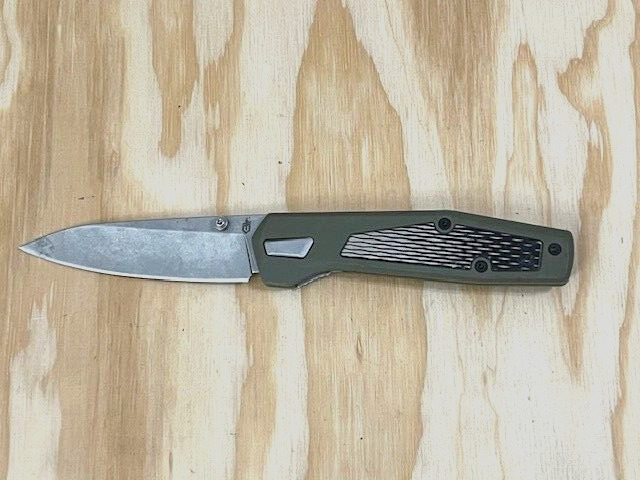 Gerber(0731022A)FUSE Folding Pocket Knife Sage GREEN Linerlock - Great Condition