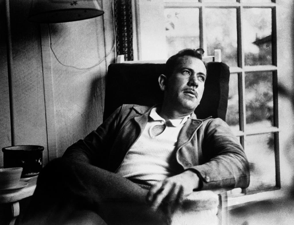 Vintage American Author Novelist John Steinbeck RARE Press Photo Reprint