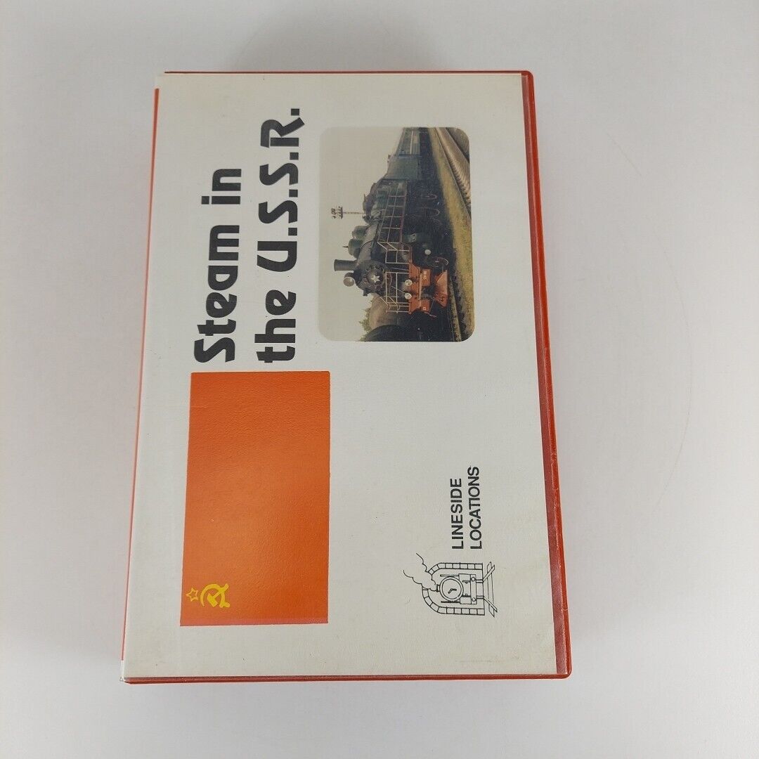Steam In The U.S.S.R. VHS Video Lineside Locations UK NTSC, 1991 Ukraine