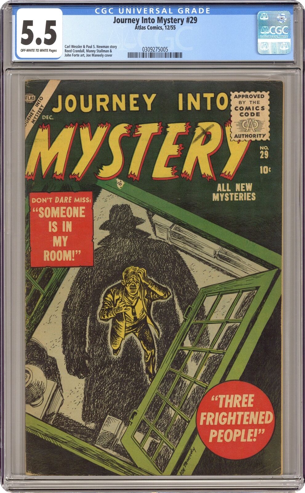 Journey into Mystery #29 CGC 5.5 1955 0309275005