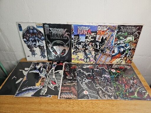 Shadowhawk #1-4, vol II #1-3, vol III #1-4, And #0 complete series Image 1992.