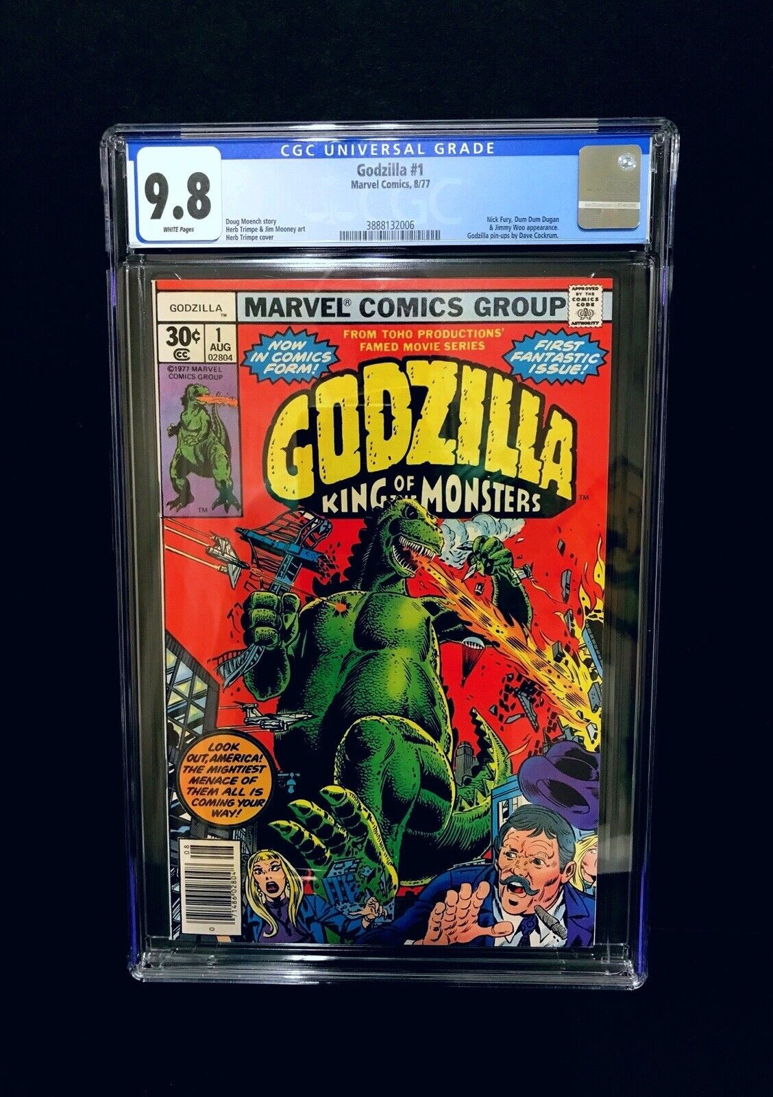 1977 Marvel Comics GODZILLA #1 CGC 9.8 * White Pages * King Of The Monsters