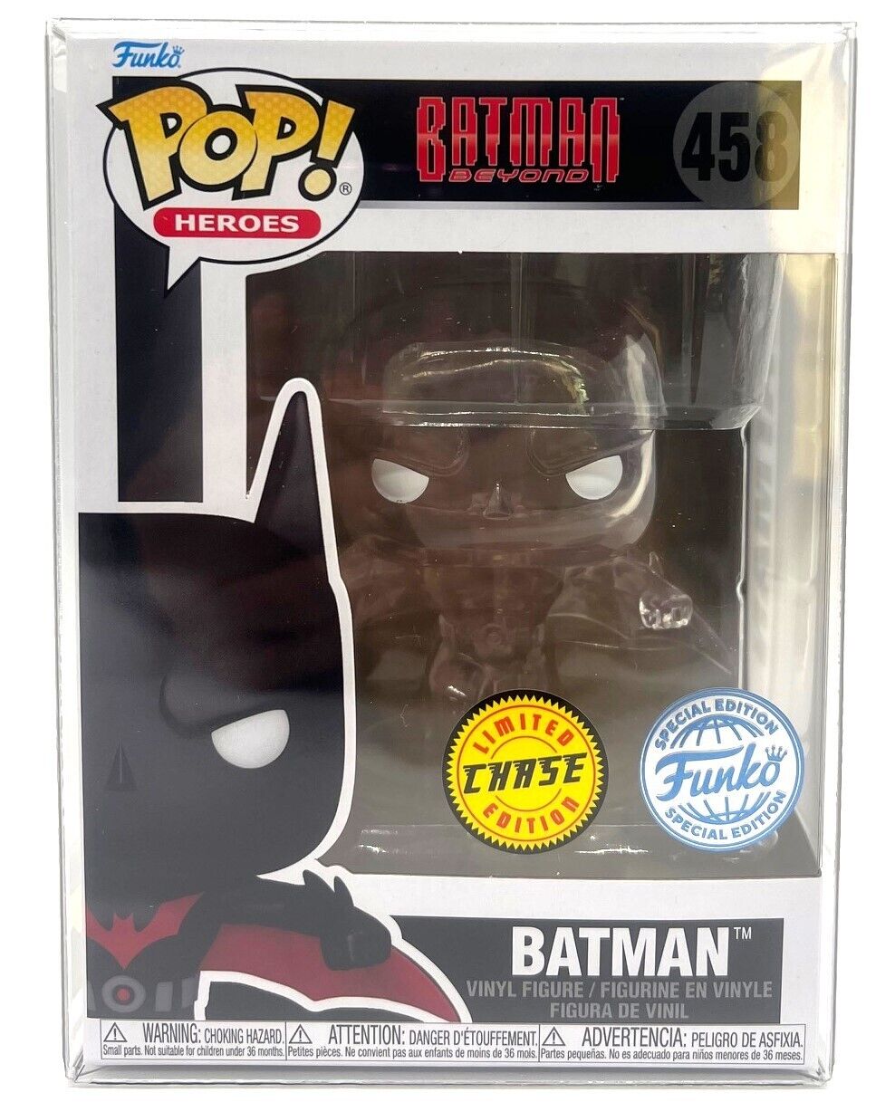 Funko Pop DC Batman Beyond Batman CHASE #458 Special Edition with POP Protector
