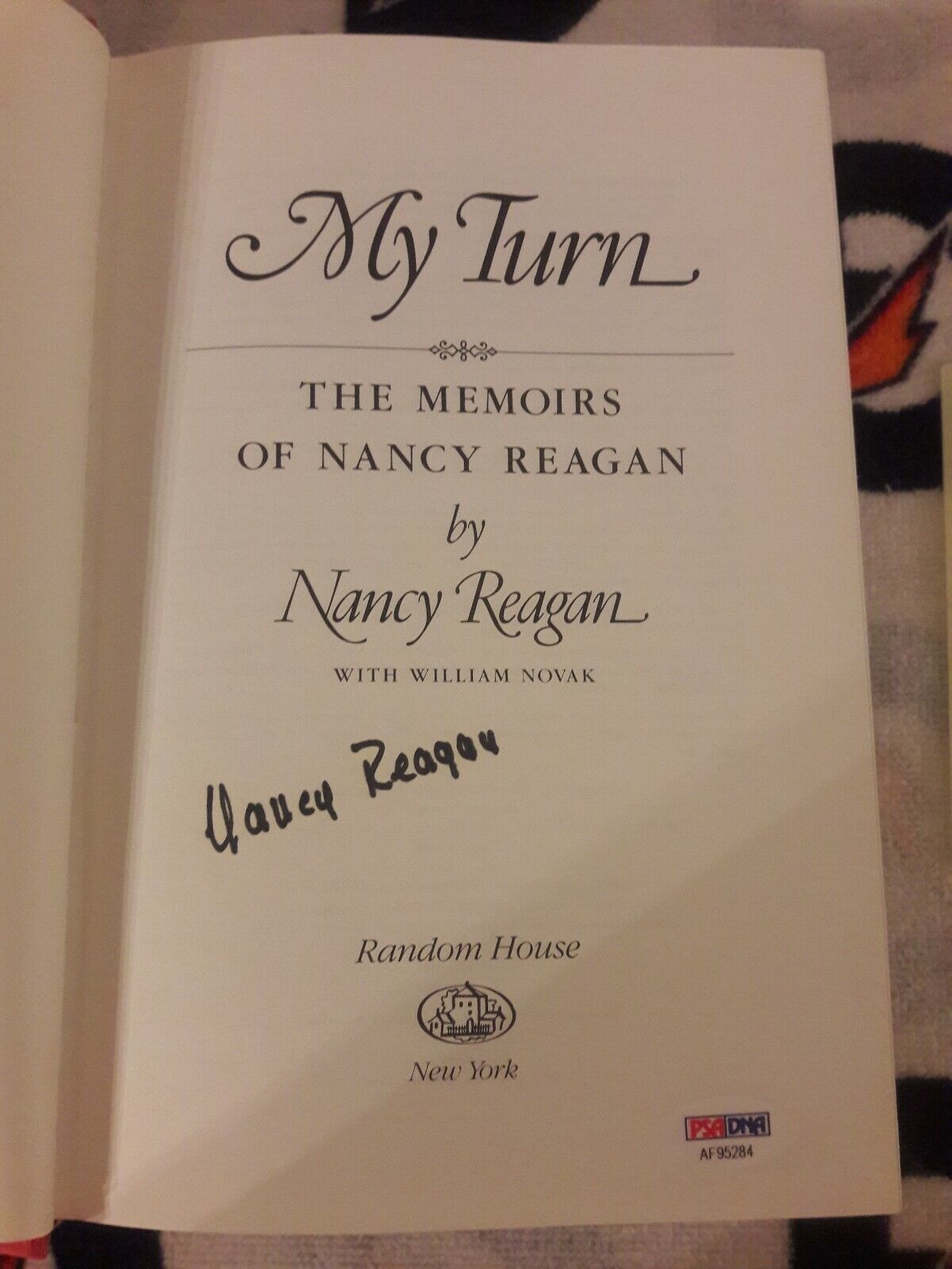 NANCY REAGAN SIGNED \
