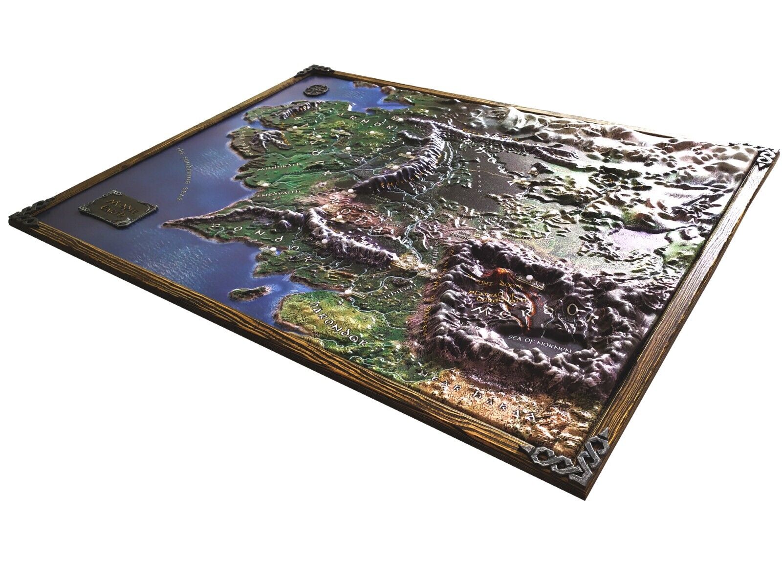 Journey Through Middle-earth: Exclusive 3D Map of The Lord of the Rings by J.R.R