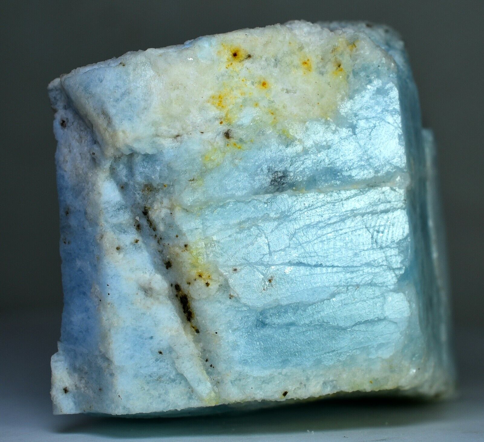 235 GM F/Well Terminated Natural Blue AQUAMARINE Huge Crystal Specimen Pakistan