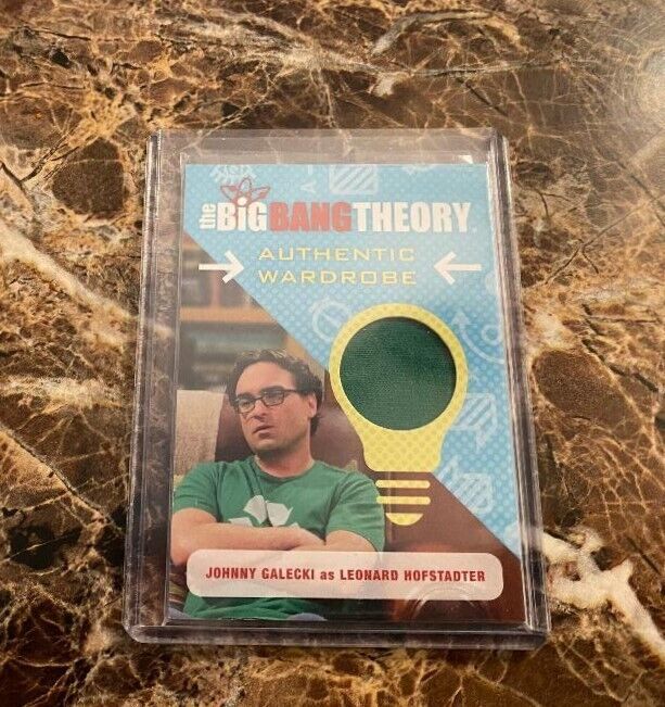 Big Bang Theory Seasons 6 & 7 Johnny Galecki As Leonard Costume Card #M07
