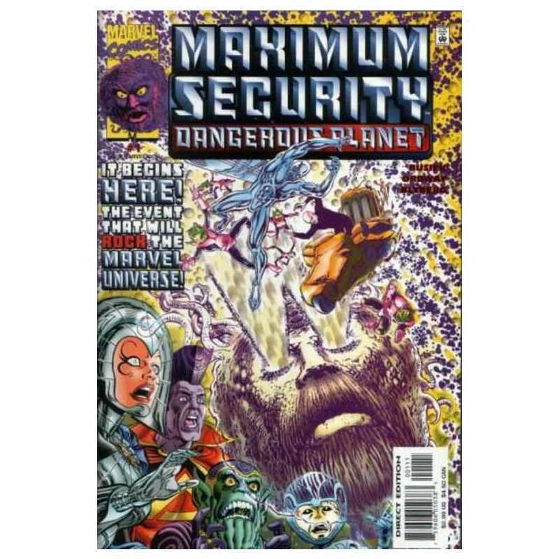 Maximum Security Dangerous Planet #1 in Near Mint condition. Marvel comics [k: