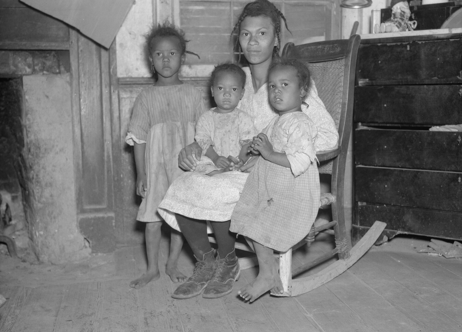 Descendants Pettway Plantation Slaves Gees Bend AL Vintage Old Photo 8.5