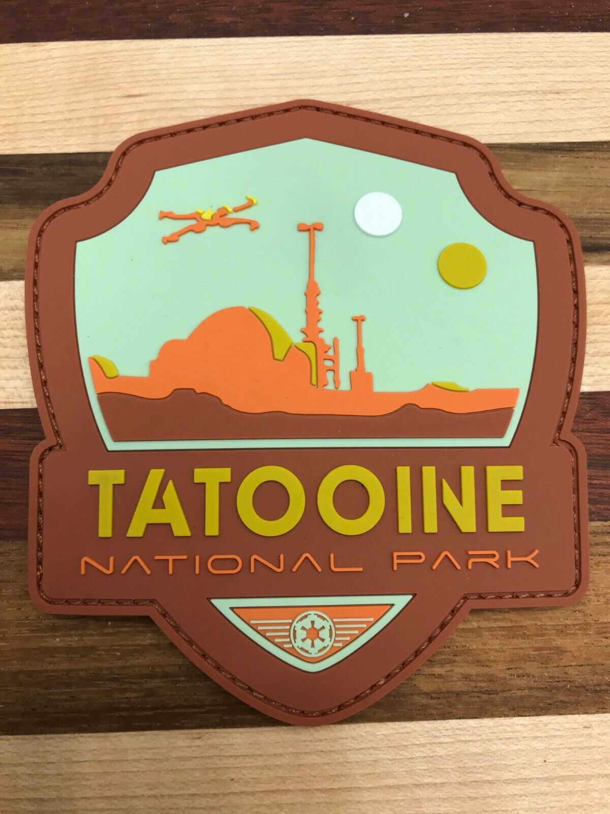 Star Wars, Tatooine National Park Patch, 3D PVC Rubber