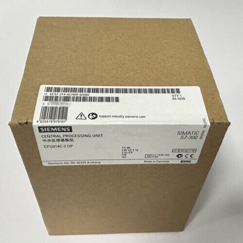 Sealed New In Box 6ES7 314-6CH04-0AB0 Siemens 6ES7314-6CH04-0AB0  