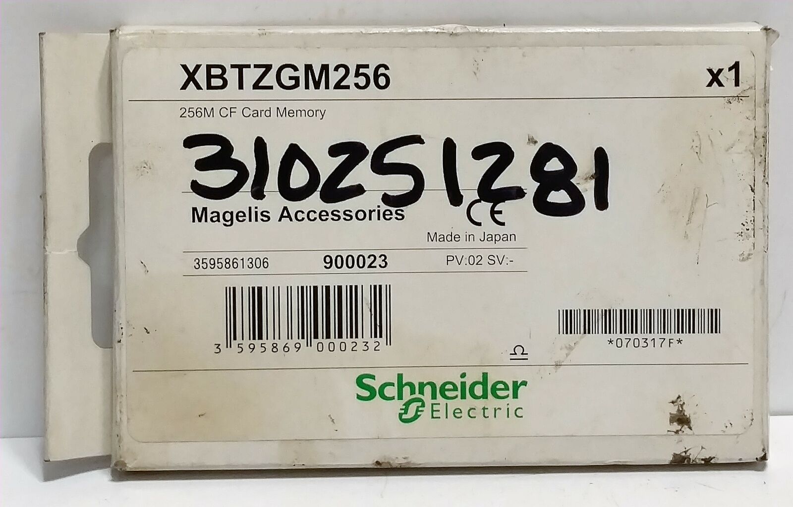 Schneider Electric XBTZGM256 256MB Compact Flash Card
