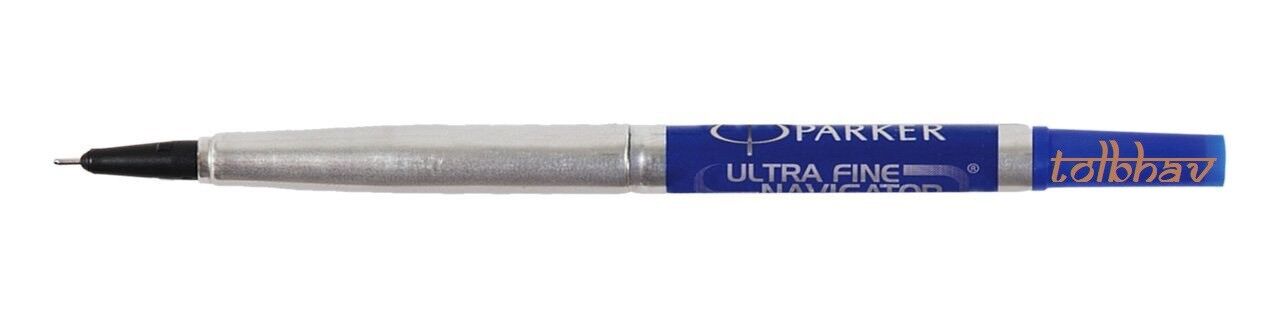 Parker Quink Rollerball Roller Ball Pen Refills Ultra Fine UF 0.5 mm Blue Black