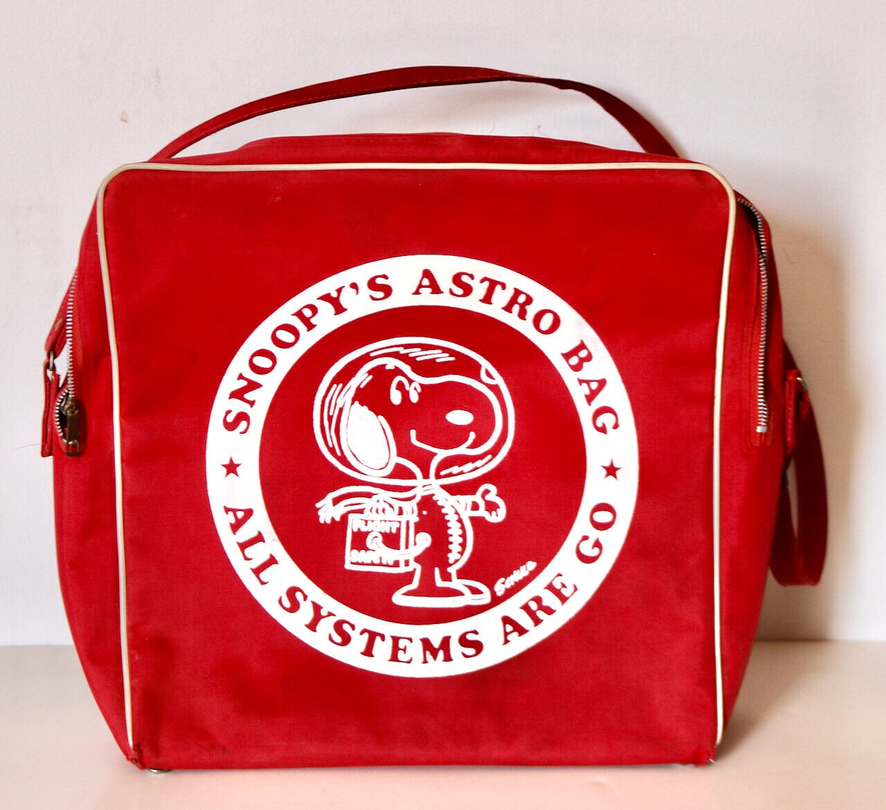Peanuts SNOOPY's ASTRO TOTE BAG vintage 1969 astronaut