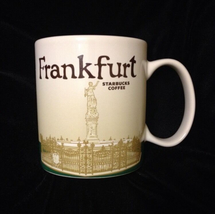 Starbucks Frankfurt Global Icon Mug Germany Fountain Justice am Main Coffee Cup